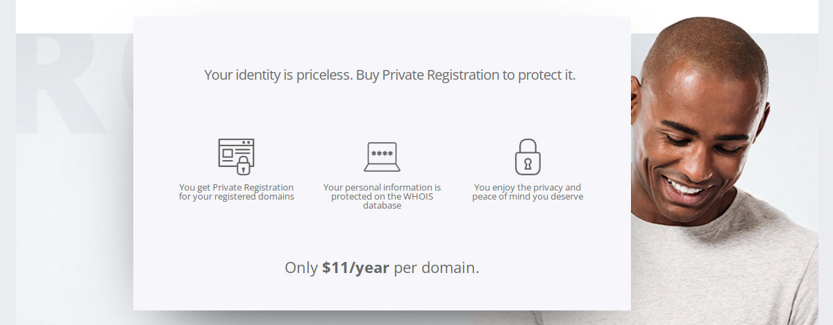 domain privacy price with register