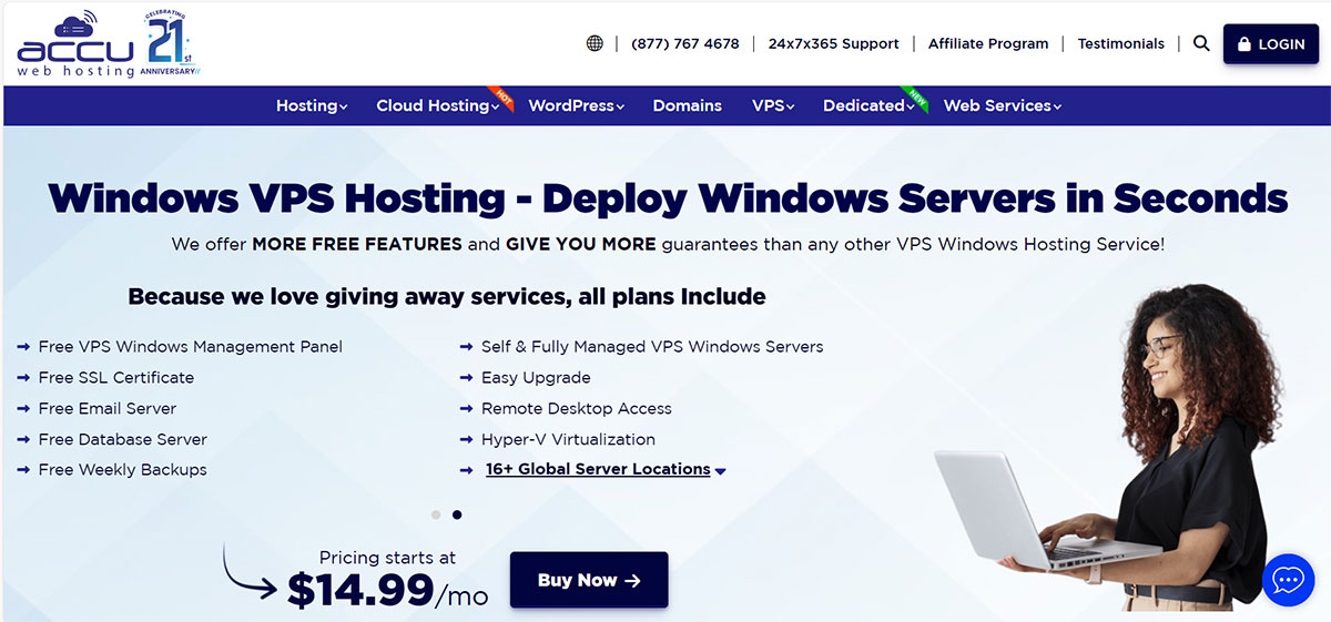 accuwebhosting feature pack windows vps hosting