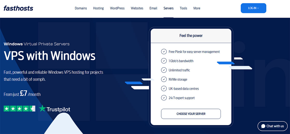 fasthosts cheap windows based vps