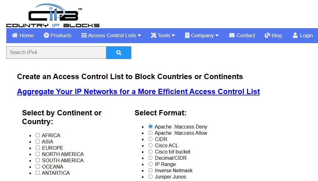 ip geolocation country ip blocks