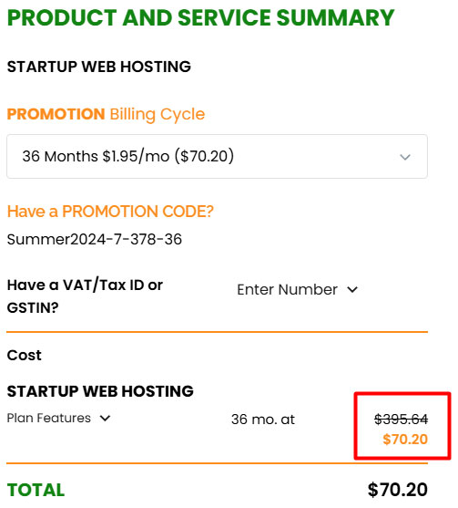 a2 hosting renewal rates