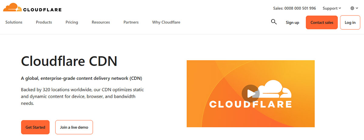 cloudflare content delivery network (cdn)